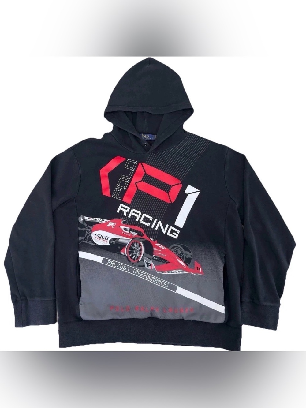 Polo Ralph Lauren PRL F1 P1 Racing Graphic Pullover Hoodie P Wing Hi Tech XL